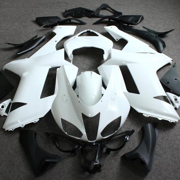 ABS  Plastic Injection Raw Blank Fairing Wholesale  for Kawasaki 6R 636 2007 Motorcycle Fairing Kit