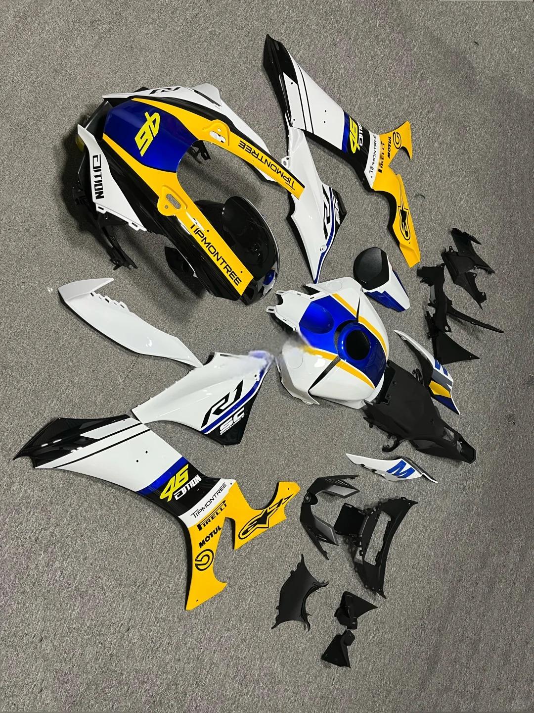 For YAMAHA YZF R1 2020-2025 YZF-R1 Customized Plastic Motorcycle Fairing Kit Customized ABS Plastic Body Parts Set