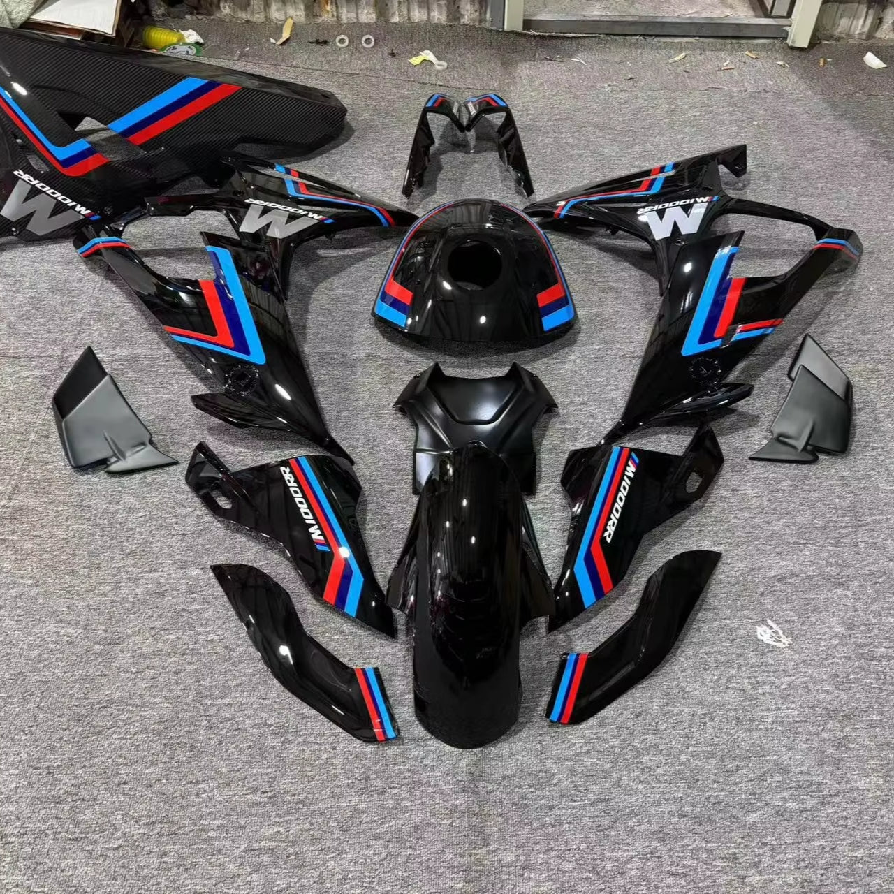 Customized Motorcycle Fairing  Kit for BMW S1000RR 2022  Full ABS Injection Plastic Fairing Kit