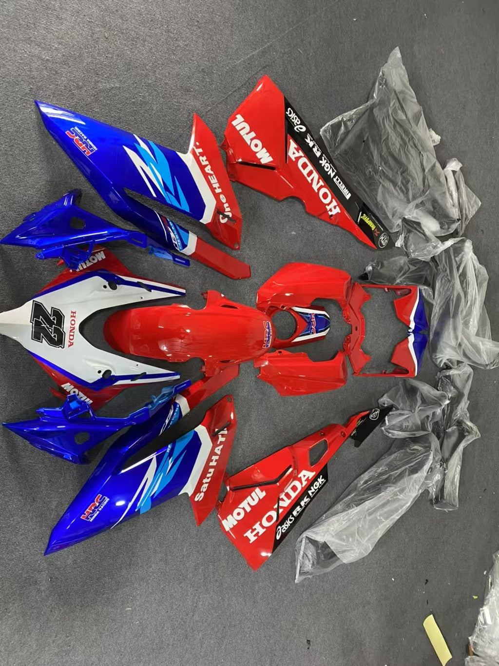 Fairings Honda for Honda CBR 250R 2017-2024 White Black Bodywork Injection Panels Abs Plastic Motorcycle Fairing Kit