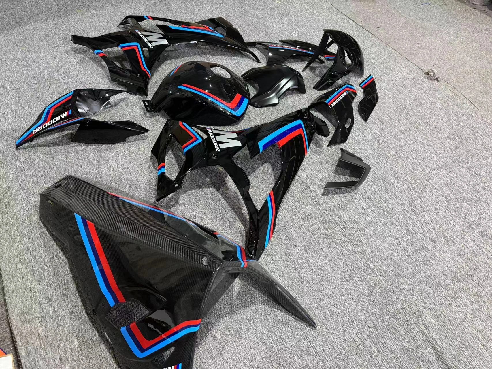 Customized Motorcycle Fairing  Kit for BMW S1000RR 2022  Full ABS Injection Plastic Fairing Kit