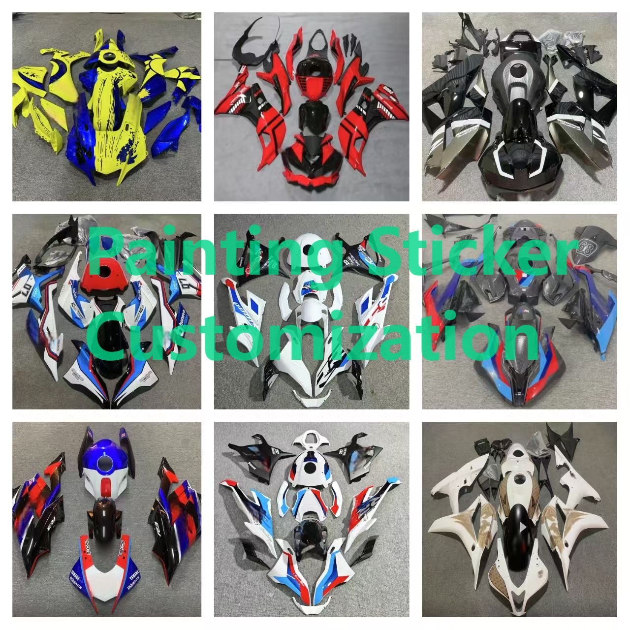 Motorcycle Fairing for YAMAHA YZF R1M 2020 2021 2022 2023 2024  Body Kit Customized Fairing Kit Full ABS Motorcycle Fairing Kit