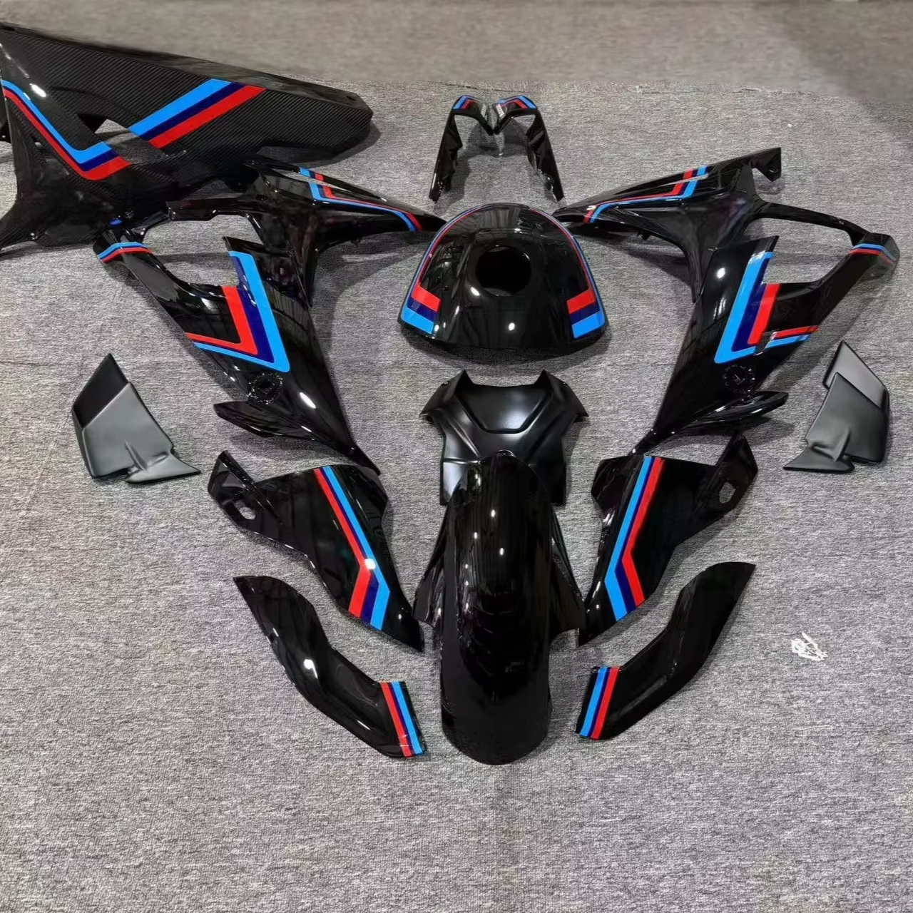 Customized Motorcycle Fairing  Kit for BMW S1000RR  2022  Full ABS Injection Plastic Fairing Kit