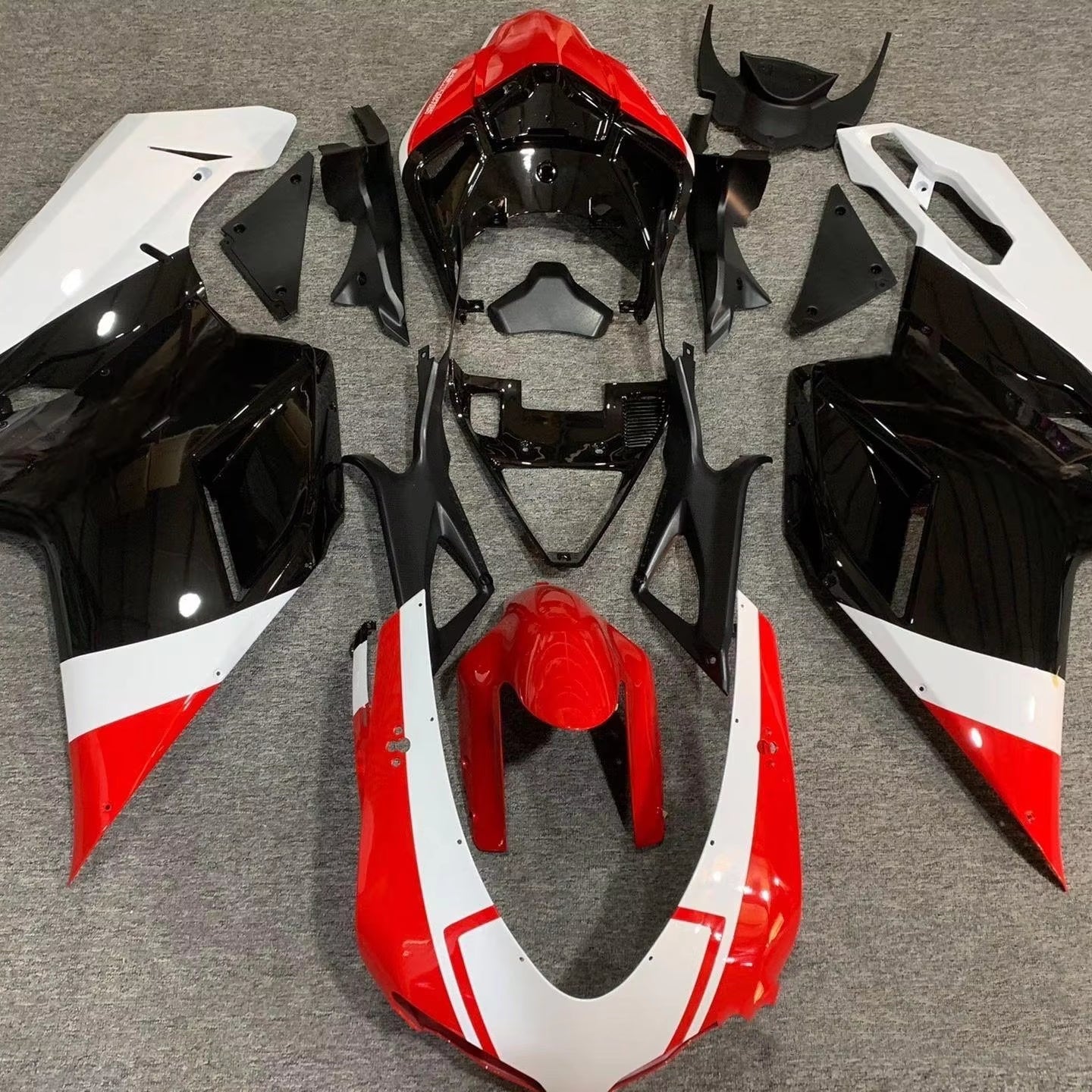 Motorcycle Fairing Kit for Ducati  848 1098 1198 2007 2008 2009 2010 2011 ABS Injection Customized Fairings Kit