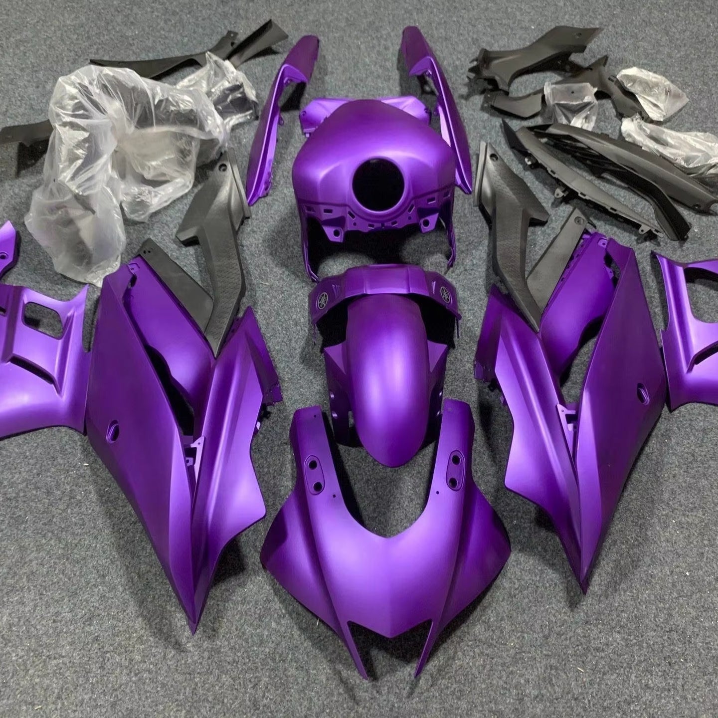 ABS Plastic Injection Motorcycle Fairings Kit Bodywork Frame Sets Compatible with YAMAHA YZF R3  2019 2020 2021 2022 2023 Motorcycle Fairing Kit