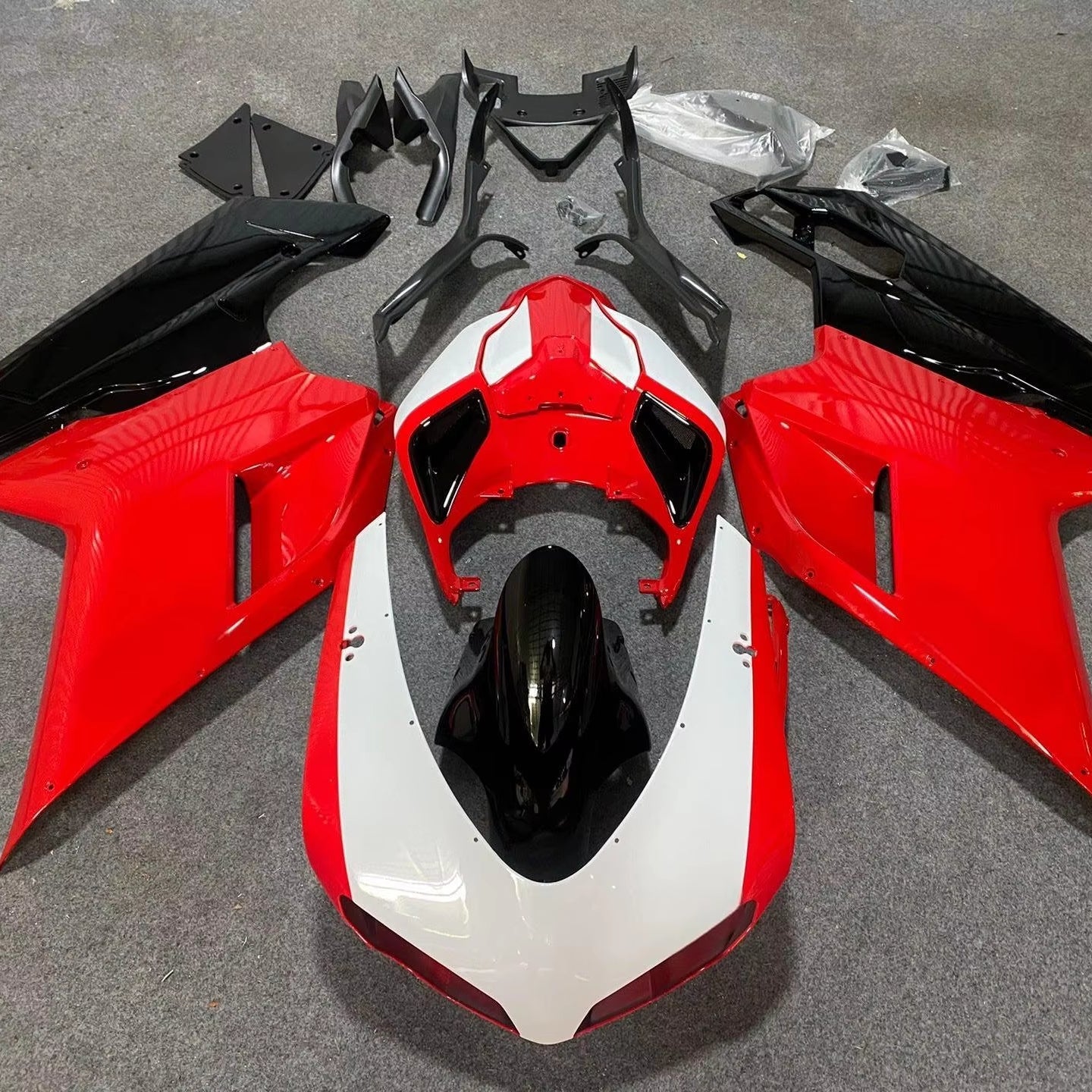 Motorcycle Fairing Kit for Ducati 848 1098 1198 ABS Injection Customized Fairings Motorcycle Fairing Kit